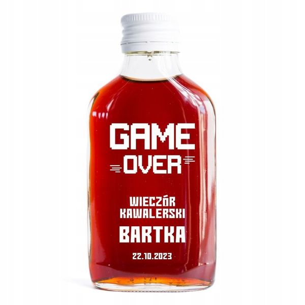 BUTELECZKA 100ml na wieczór kawalerski -WZÓR 601 zdjęcie 1