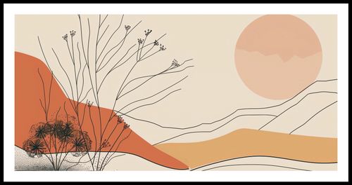 Plakat 91,3x44,5cm Pustynna Wydma na Arena.pl