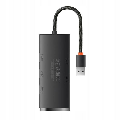 BASEUS SZYBKA UNIWERSALNA LEKKA STACJA HUB 4W1 USB DO 4X USB 3.0 5GB/S 5V na Arena.pl