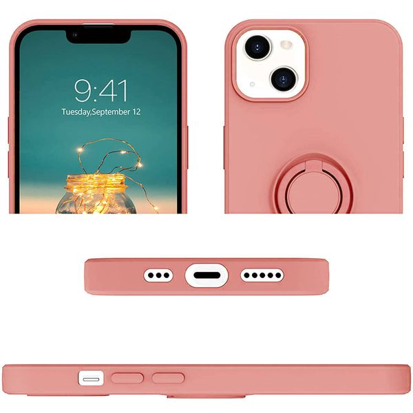 Etui Iphone 13 Mini Silikon Różowe zdjęcie 5