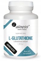 Aliness L-Glutathione reduced 500mg GLUTATION WĄTROBA ODPORNOŚĆ 100k