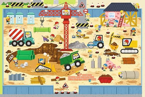 Trefl Puzzle Gigantic - Na budowie na Arena.pl