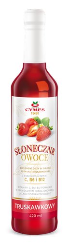 Cymes Słoneczne Owoce Syrop o smaku truskawki 420 ml na Arena.pl
