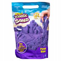 KINETIC SAND PIASEK KINETYCZNY ŻYWE KOLORY FIOLETOWY MASA PLASTYCZNA 900G