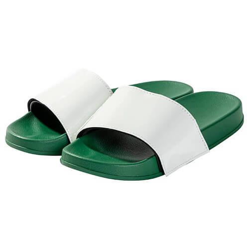 Klapki dla dorosłych do sublimacji - zielona podeszwa S na Arena.pl