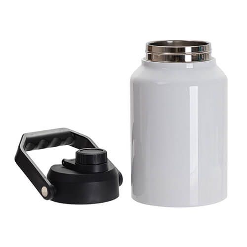 Termos ze stali nierdzewnej 2000 ml do sublimacji - biały zdjęcie 2