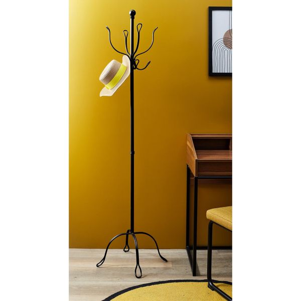 Wieszak podłogowy Loop czarny zdjęcie 2