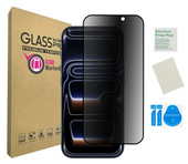 Szkło prywatyzujące do IPHONE 17 PRO ochrona na ekran czarna ramka privacy