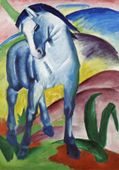 Plakat 70x100cm Blue Horse I, Marc Vintage do Salonu