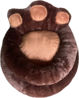 Legowisko dla psa kota brązowe L okrągłe CLAW 55x53x25cm
