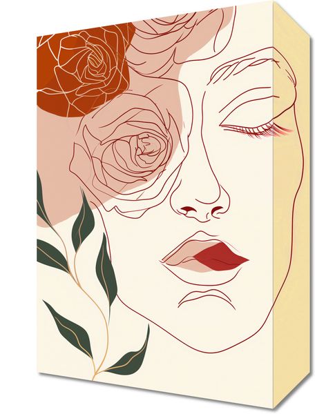 Obraz 20x30cm Beż i Twarz zdjęcie 1