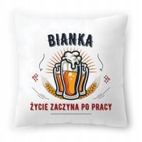Poduszka Dla Bianki Na Urodziny Na Prezent Z Nadrukiem Ze Zdjęciem