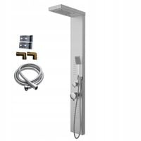 Panel prysznicowy z hydromasażem Liliana, możliwość montażu w narożniku