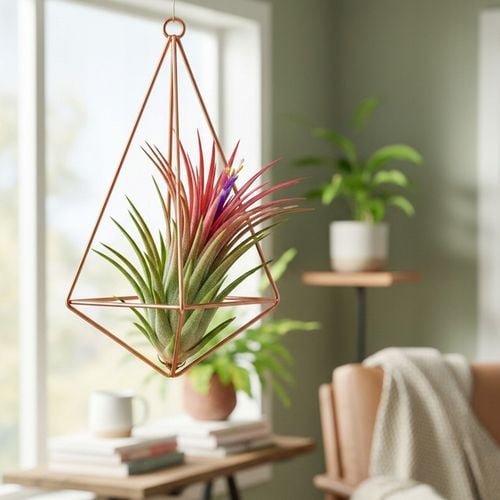 Tillandsia OPLĄTWA ionantha Intensywnie czerwona W ZIMOWYM OPAKOWANIU na Arena.pl