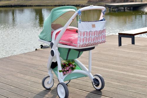 Wózek Greentom Reversible white - pink na Arena.pl