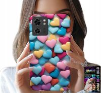 ETUI DO MOTOROLA EDGE 40 - KOLOROWE SERCA MOŻLIWOŚĆ PERSONALIZACJI