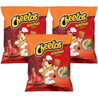 Cheetos Chrupki kukurydziane o smaku ketchupowym 43 g x 3 sztuk