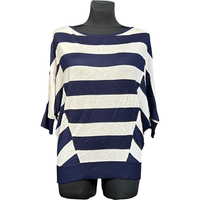 Koszulka Damska na Długi Rękaw Wygodna Granatowa Rozmiar 34 Casualowa