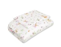 komplet pościeli dla niemowląt z wypełnieniem 2-cz 75x100cm newborn