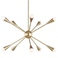 Loftowa LAMPA wisząca Jax FE-JAX10-BB Elstead FEISS metalowa pająk sticks mosiądz