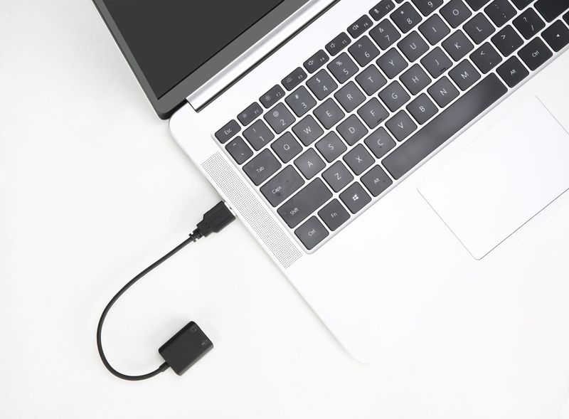 Adapter audio Saramonic EA2L - 2x mini Jack TRS na USB-A zdjęcie 4