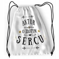 Plecak Sportowy Szkolny Aktora Worek Torba Z Nadrukiem Ze Zdjęciem
