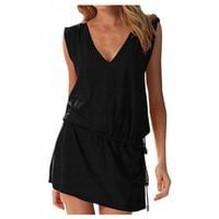SUKIENKA letnia NARZUTKA sukienki damskie PAREO na plażę PLAŻOWE zwiewna