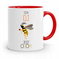 Dla Dja Muzyka Kubek Czerwony Ten Dj Jest Osom Z Nadrukiem Ze Zdjęciem