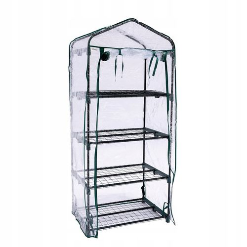 MINI SZKLARNIA 4 PÓŁKI OGRODOWA I BALKONOWA TUNEL - KALMIA I PRZEZROCZYSTA na Arena.pl