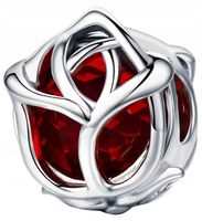 Charms Zawieszka Kwiat Charms Czerwona Róża Charmsy MODA TRUSKY
