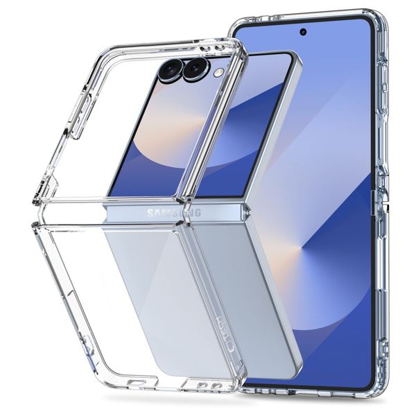 Etui TECH-PROTECT FLEXAIR HYBRID Galaxy Z Flip 7 Clear zdjęcie 1