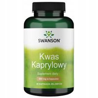 Swanson KWAS KAPRYLOWY Caprylic Acid 600 mg 60 kap