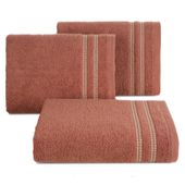 Miękki ręcznik ceglasty 70x140 cm frotte 500 g elegancki