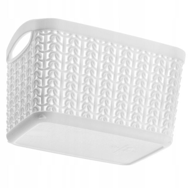 KOSZYK POJEMNIK PUDEŁKO PLASTIK KOSZ 1,5L KOLORY zdjęcie 4