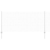 Ogrodzenie z słupkami Srebrny 1 x 50 m Stal