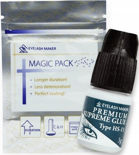 SZYBKOSCHNĄCY KLEJ DO RZĘS PROEFESIONAL LASHES HS-11 3gr 3 ml +WORECZEK UV na Arena.pl