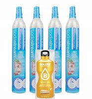 Nabicie Wymiana 4 Butli Nabój CO2 SODASTREAM
