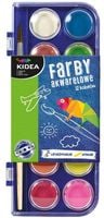 FARBY AKWARELOWE 12 KIDEA