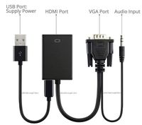 MicroConnect Adapter VGA 15pin  - HDMI M-F