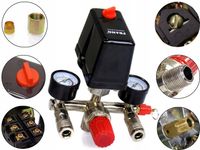 PRESOSTAT 400v włącznik ciśnieniowy do kompresora sprężarki 3 Fazy siłowy