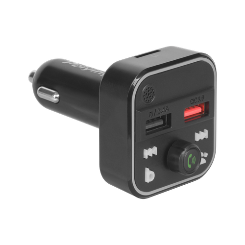 Transmiter FM Bluetooth 5.3 2xUSB SD ładowarka QC Peiying na Arena.pl