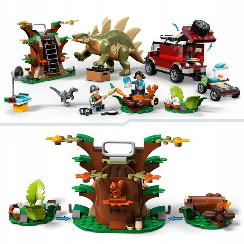 LEGO DINOZAURY 76965 Odkrycie stegozaura ZESTAW KLOCKI +TORBA NA PREZENT na Arena.pl