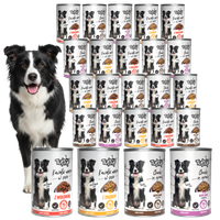 KARMA DLA PSA – MOKRA KARMA PUSZKA MIX SMAKÓW KAWAŁKI 24x415g | TUFTUF