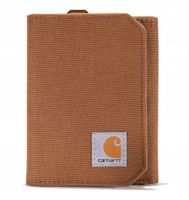 Portfel Carhartt Nylon Duck Trifold Wallet Brown