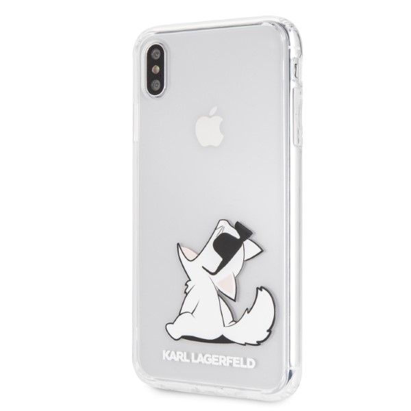 Etui Karl Lagerfeld do iPhone XS Max, Przezroczysty zdjęcie 2