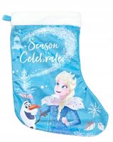 Skarpeta świąteczna na prezenty ozdobna dekoracyjna KRAINA LODU FROZEN II