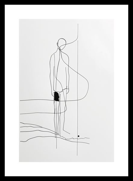 Plakat 20x30cm Samotna Wędrówka zdjęcie 3