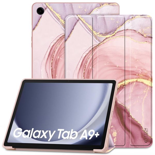 TECH-PROTECT SMARTCASE GALAXY TAB A9+ PLUS 11.0 X210 / X215 / X216 MARBLE zdjęcie 1