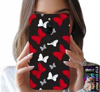 ETUI DO XIAOMI REDMI 8 - KOKARDKI CZERWONO BIAŁE MYSZKA, WZORY