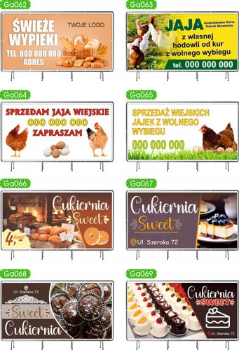 BANER REKLAMOWY 200x100 cm duży wybór różne wzory SUSHI BAR RESTAURACJA na Arena.pl